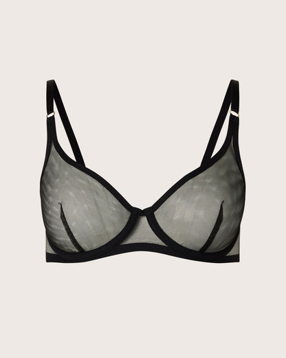 SKND Mesh Demi Unlined Bra