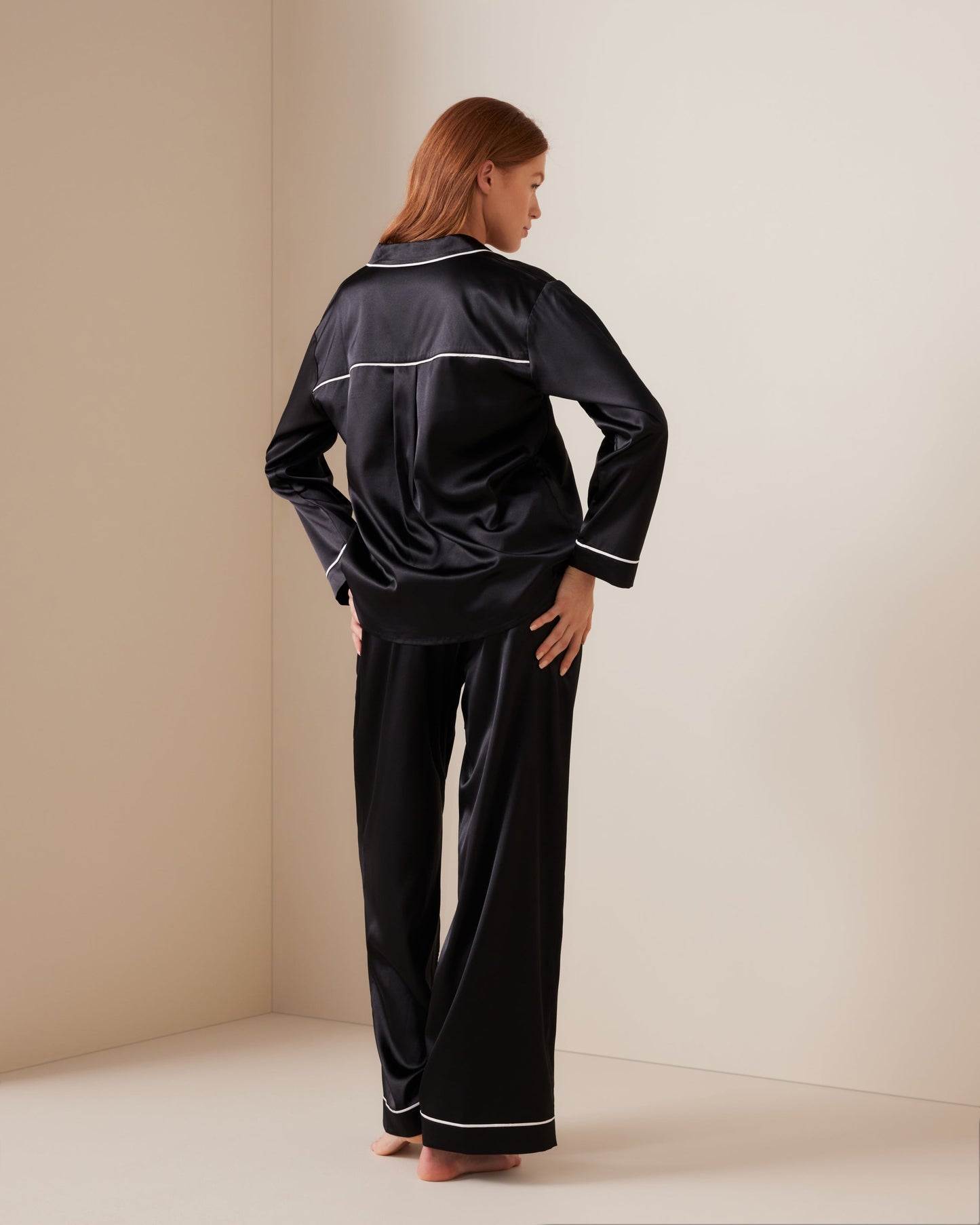 Classic Satin Long PJ Set