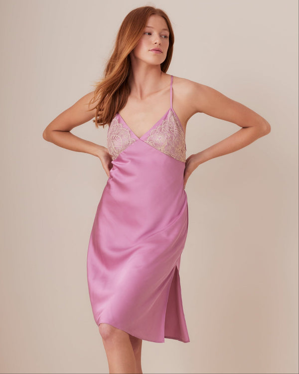 Lace Top Satin Slip
