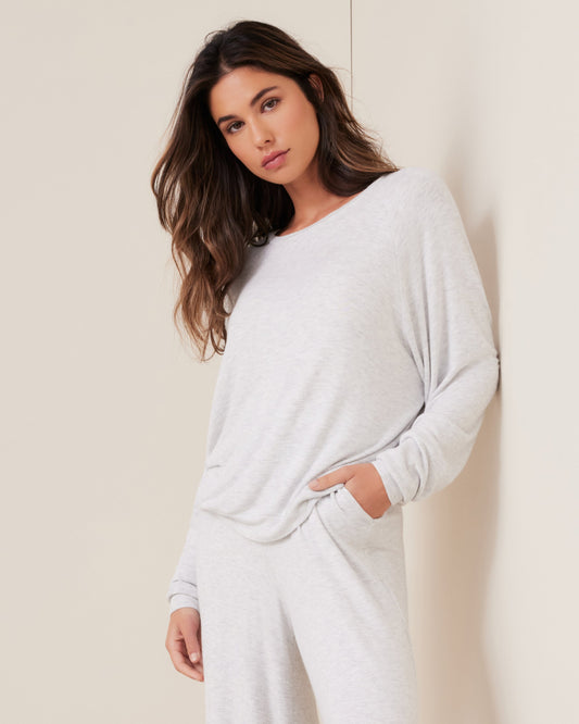 Model is 5'7\ and wears a size S