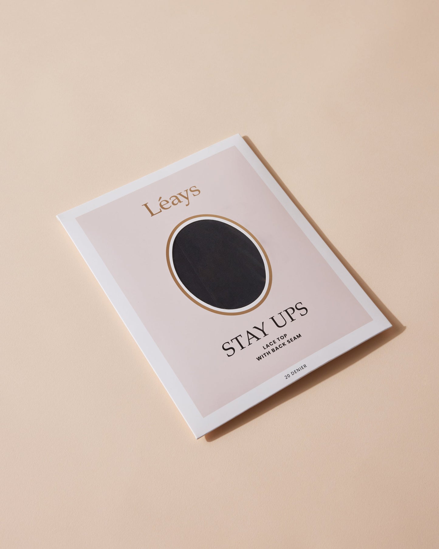 Lace Top Stocking with Back Seam