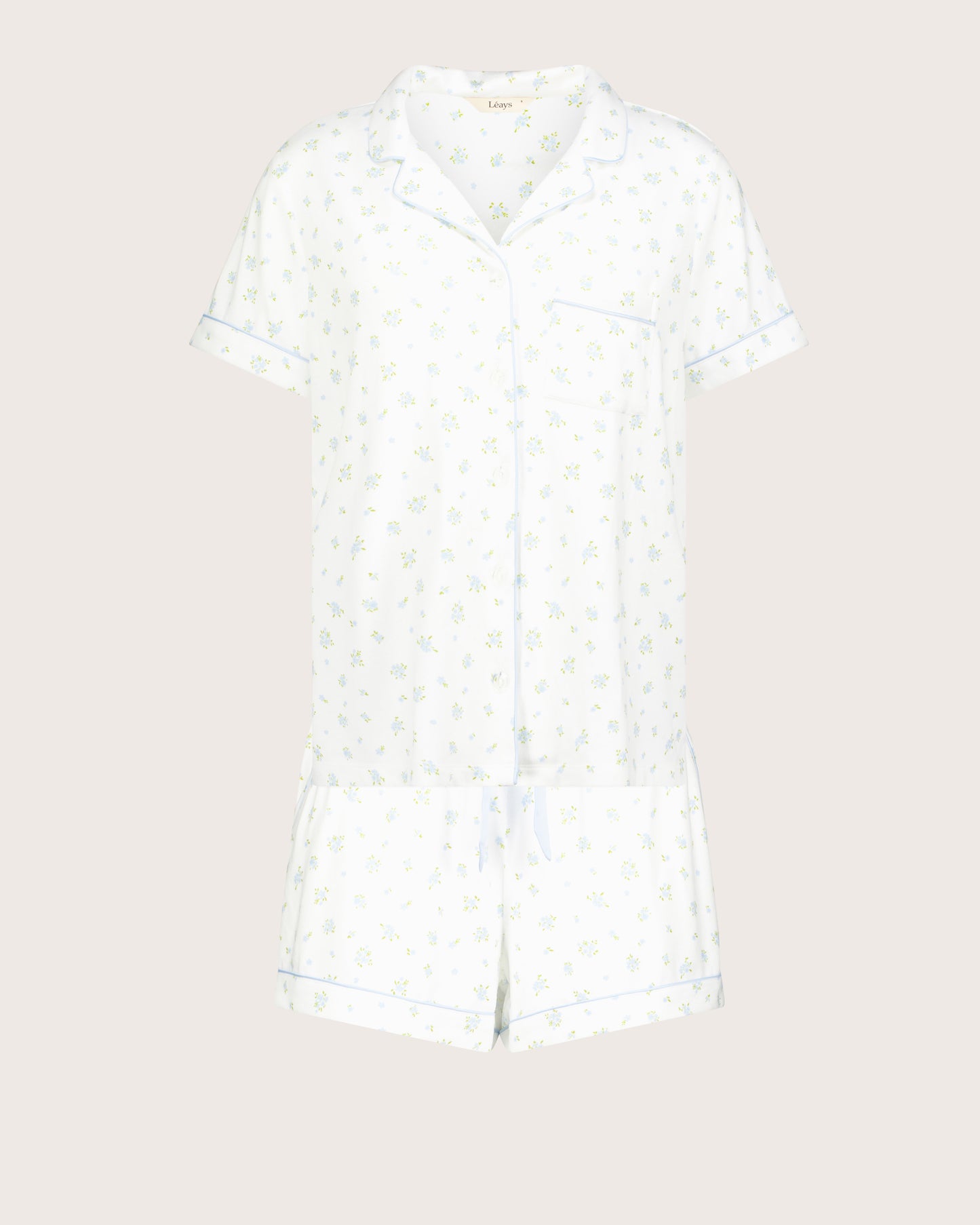 Ditsy Floral Fuzzy Shortie Set