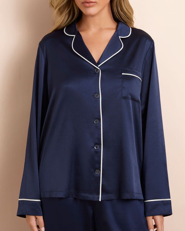 Classic Satin Long PJ Set