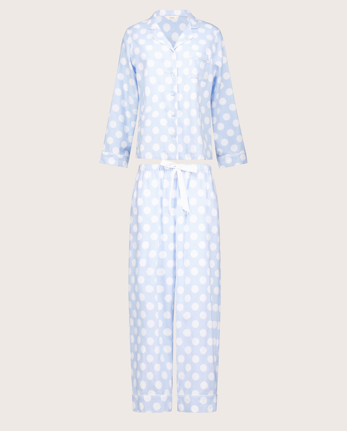 Blue Spot Flannel PJ Set