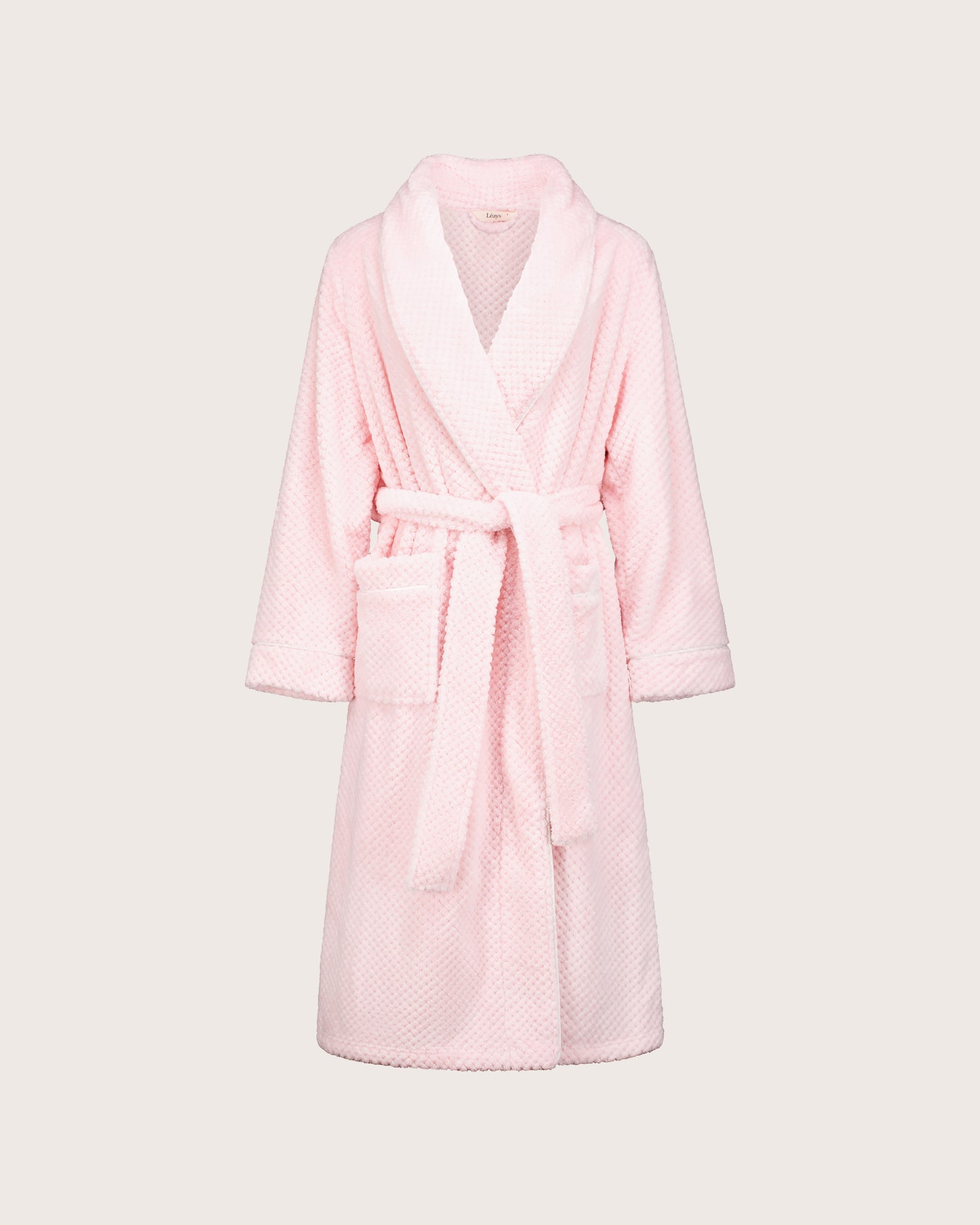 Pink Long Plush Gown