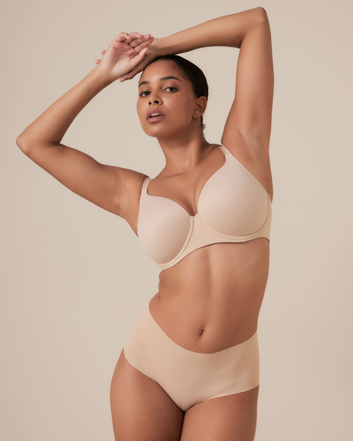 Model is 5'4\ and wears a size 10F