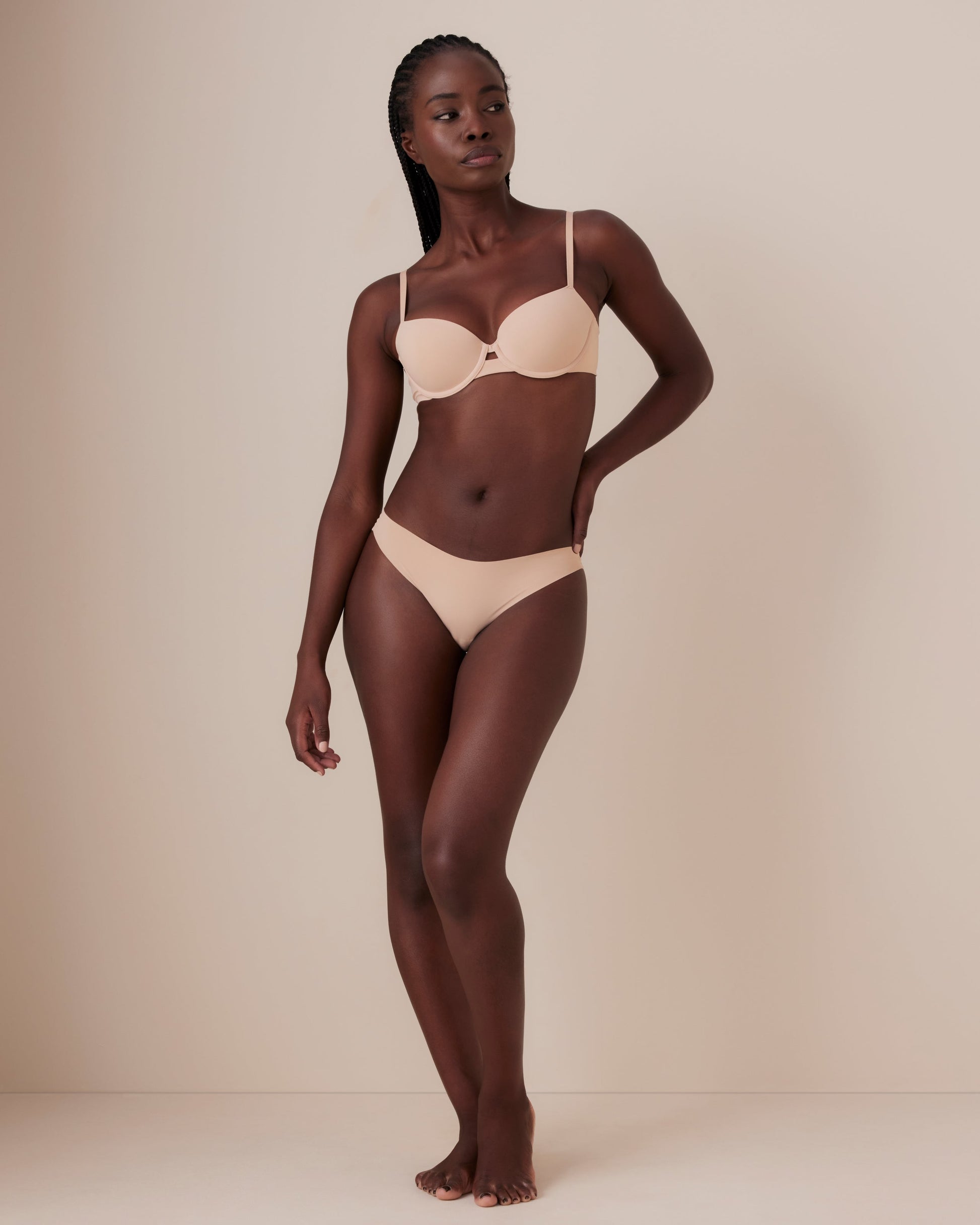 Model is 5'7\ and wears a size 12B