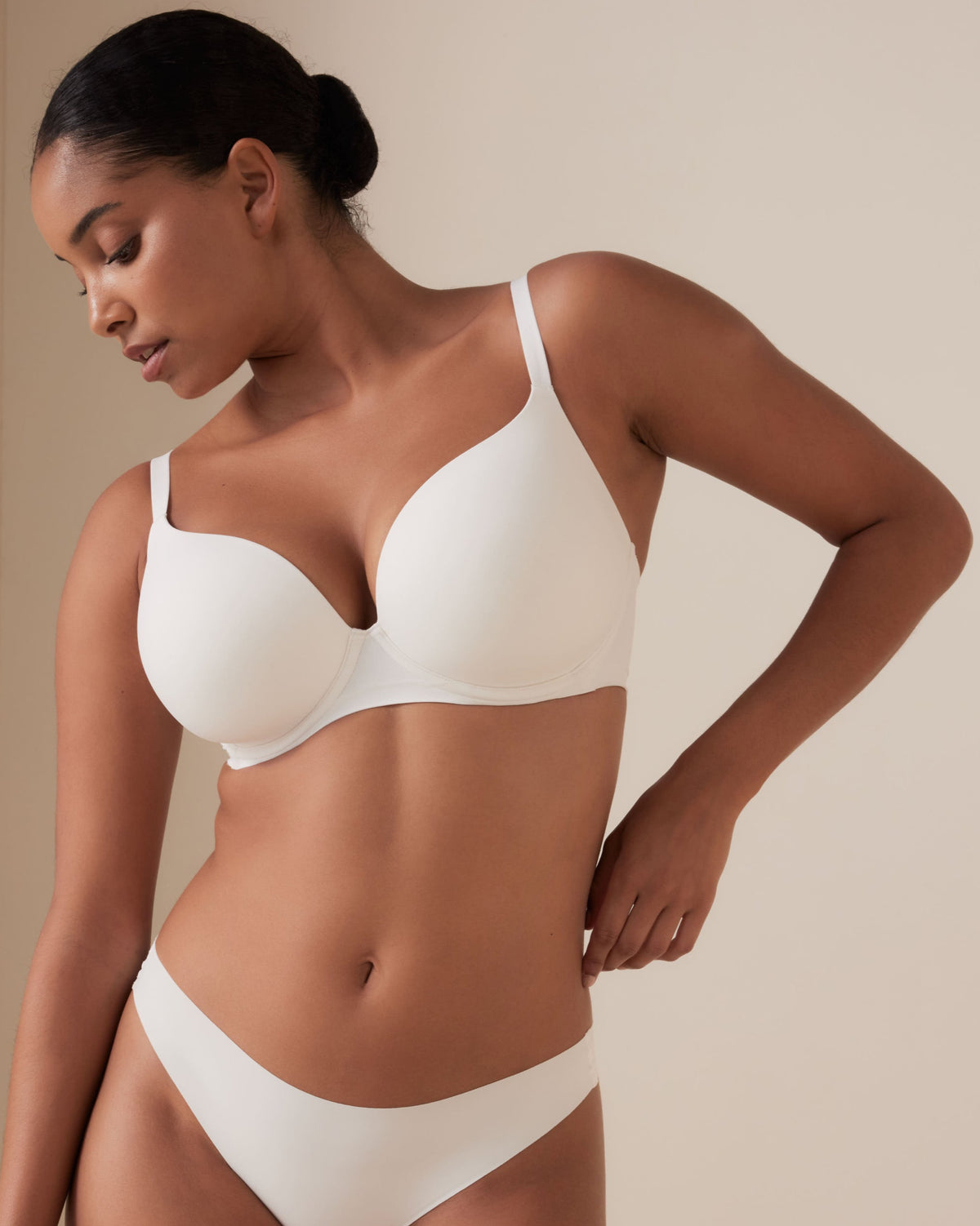 Model is 5'4\ and wears a size 10F
