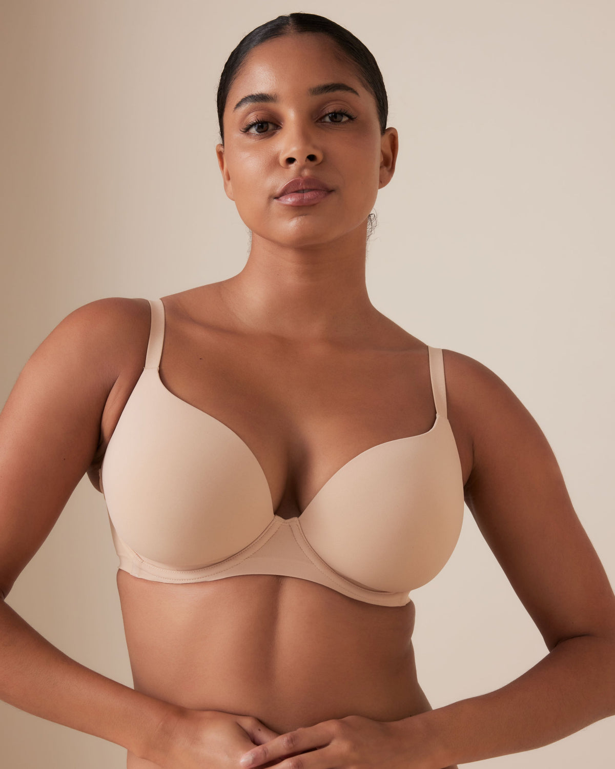 Model is 5'4\ and wears a size 10F
