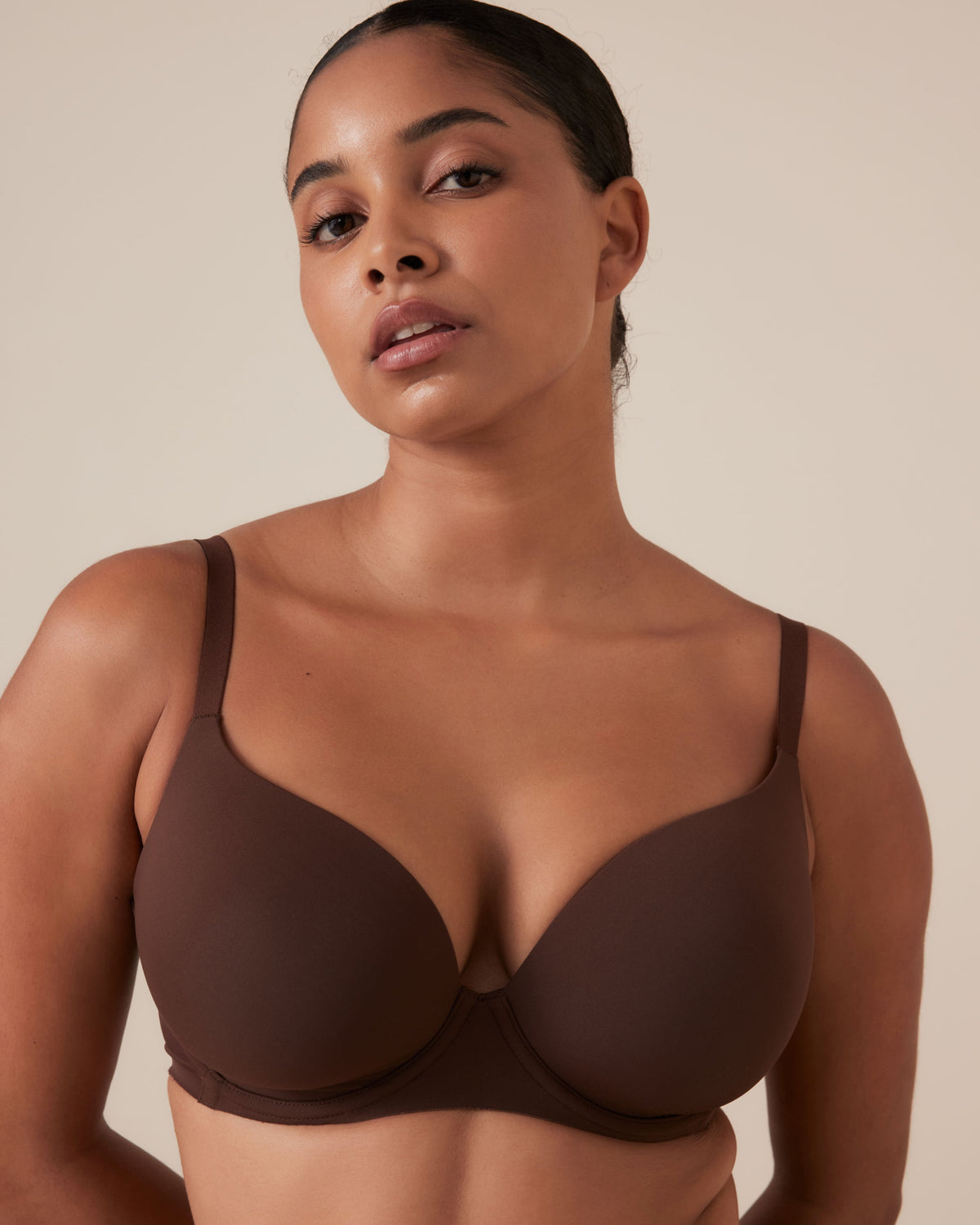 Model is 5'4\ and wears a size 10F
