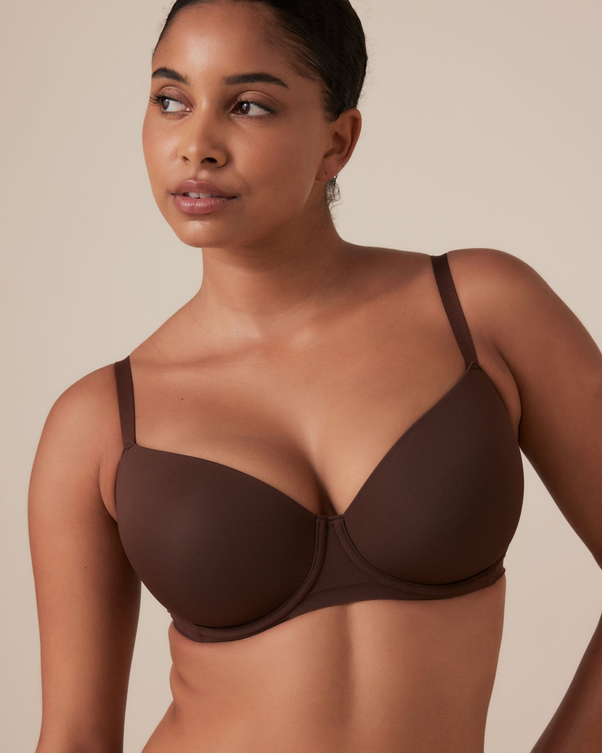 Model is 5'4\ and wears a size 10F