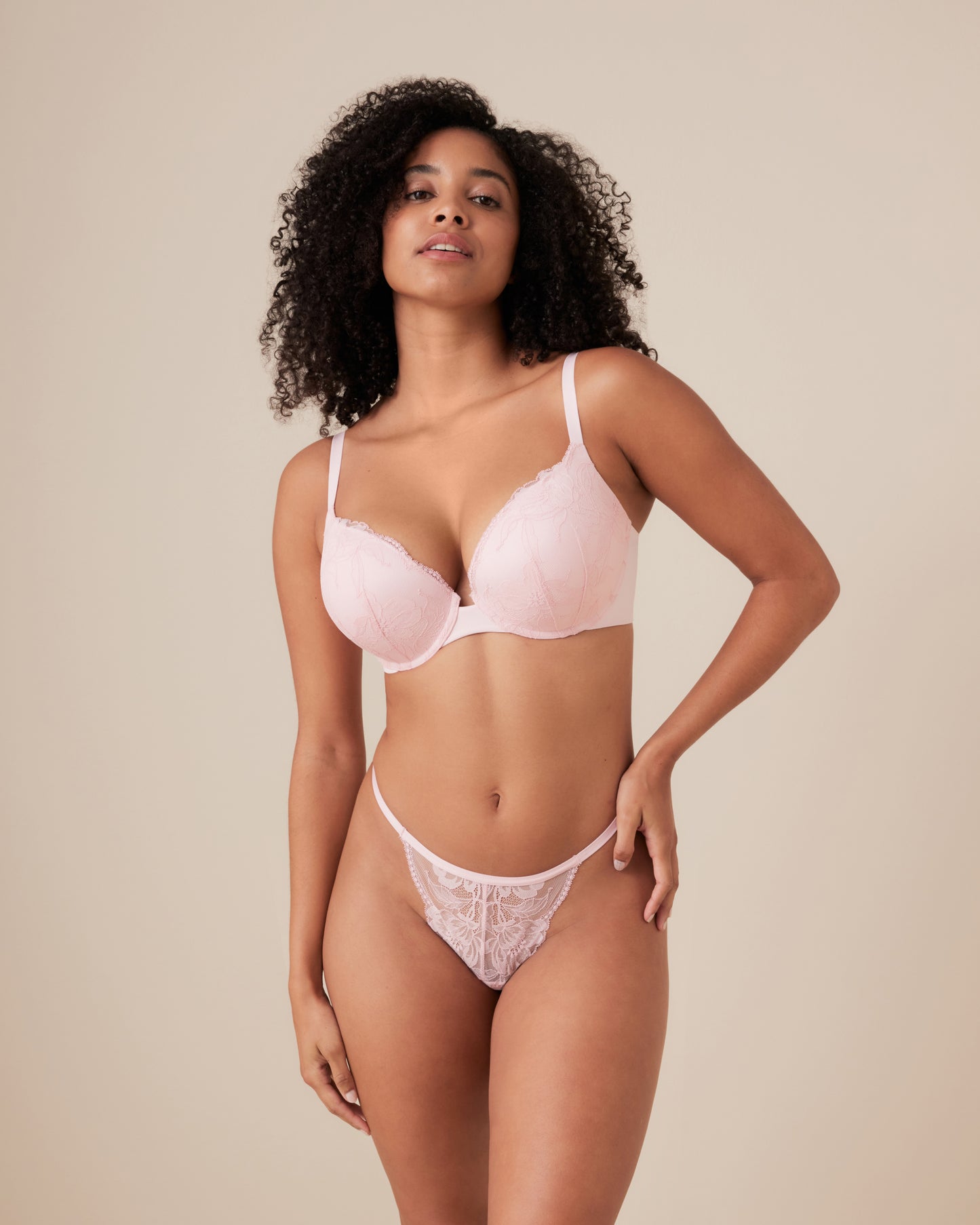 Invisibles Lace Demi Push Up Bra