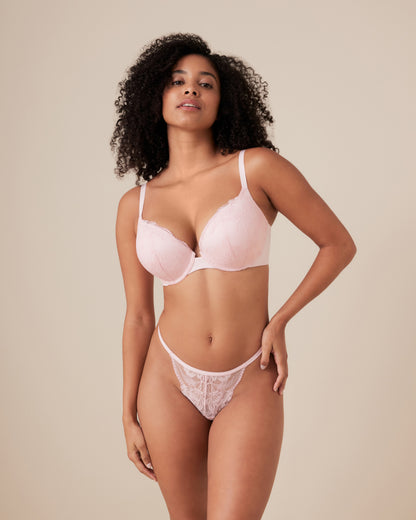 Invisibles Lace Demi Push Up Bra
