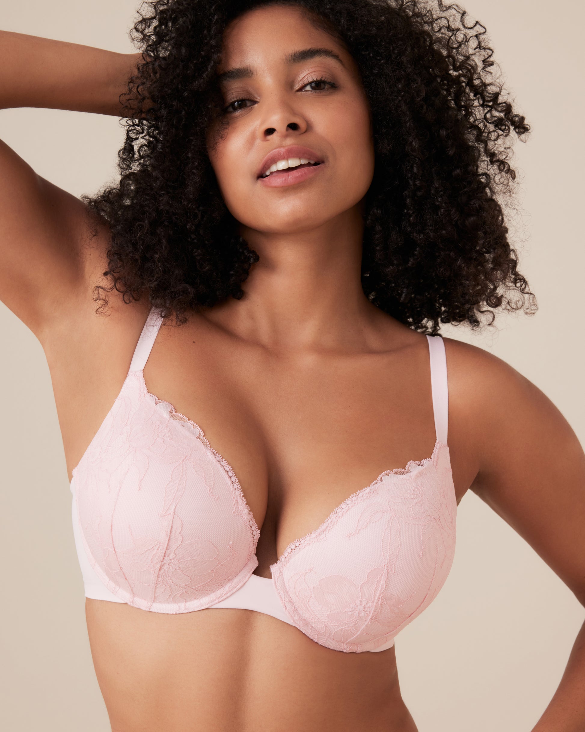 Invisibles Lace Demi Push Up Bra