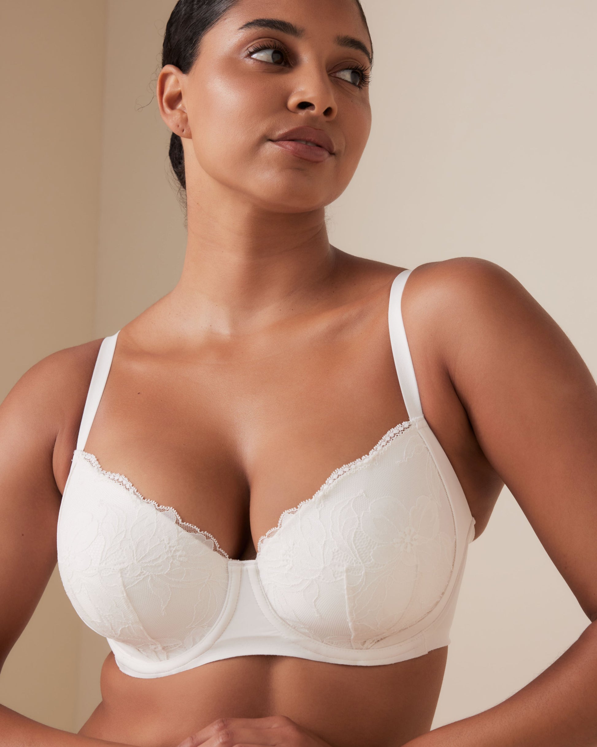 Model is 5'4\ and wears a size 10F