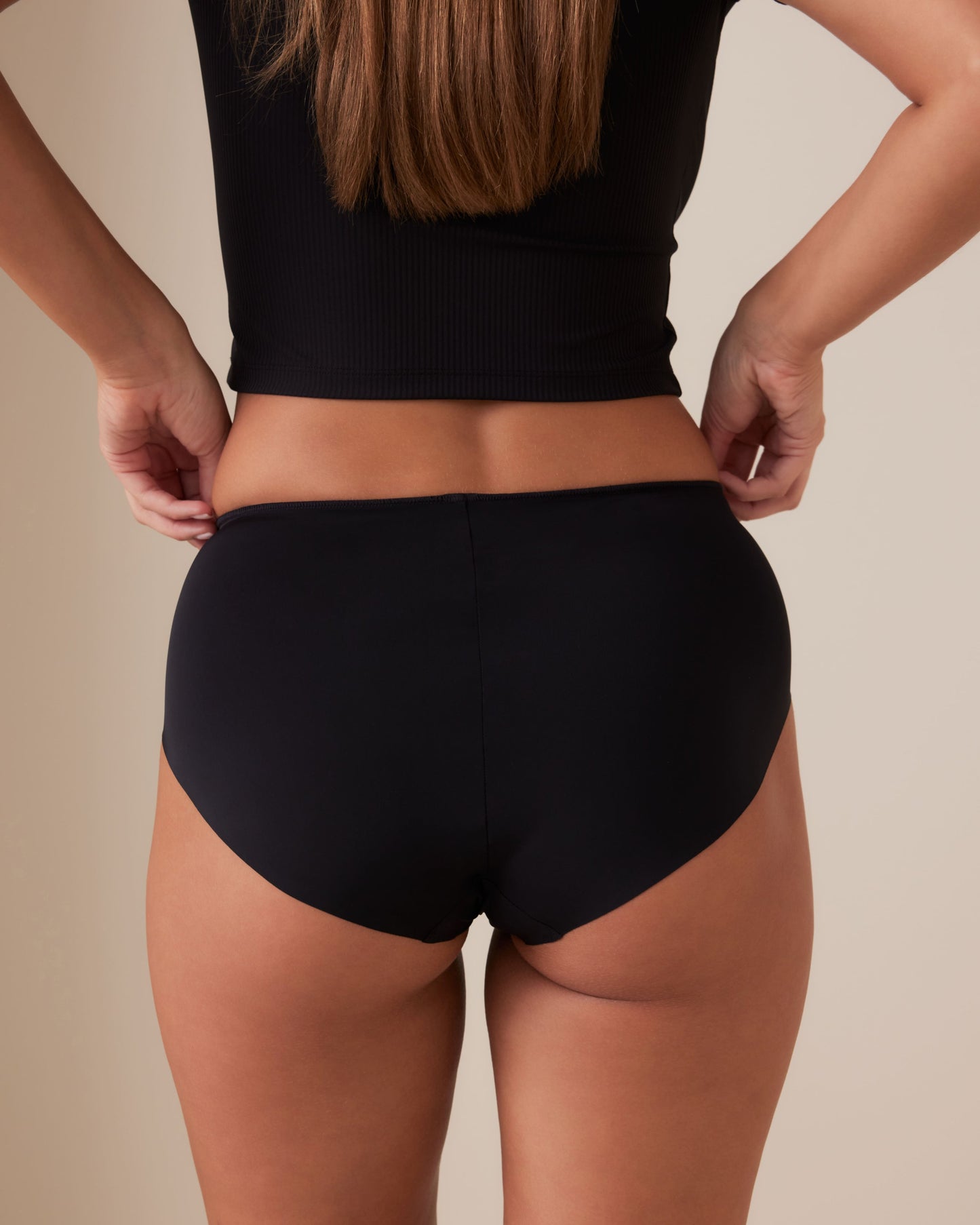 Lace and Micro High Waist Brief