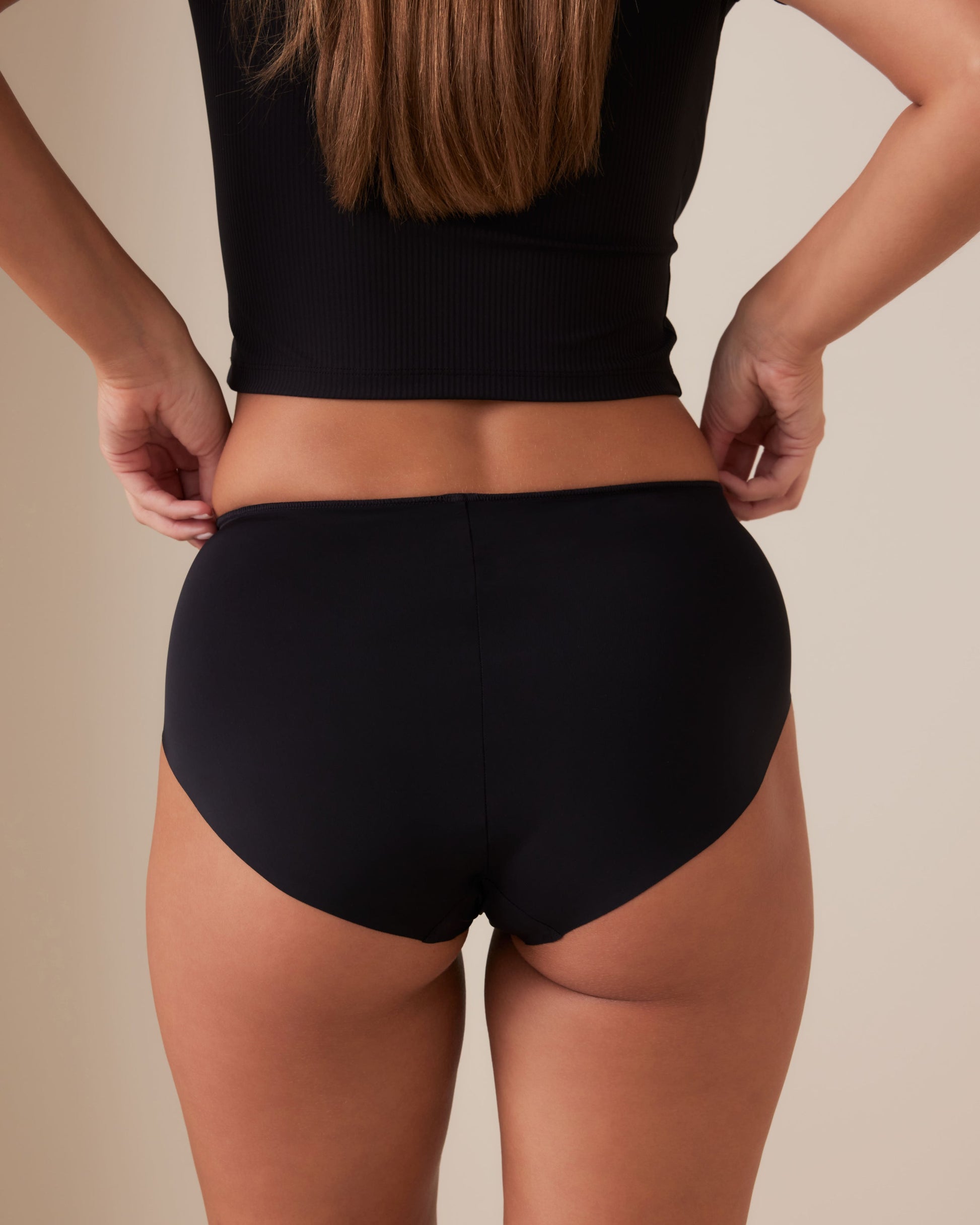 Lace and Micro High Waist Brief