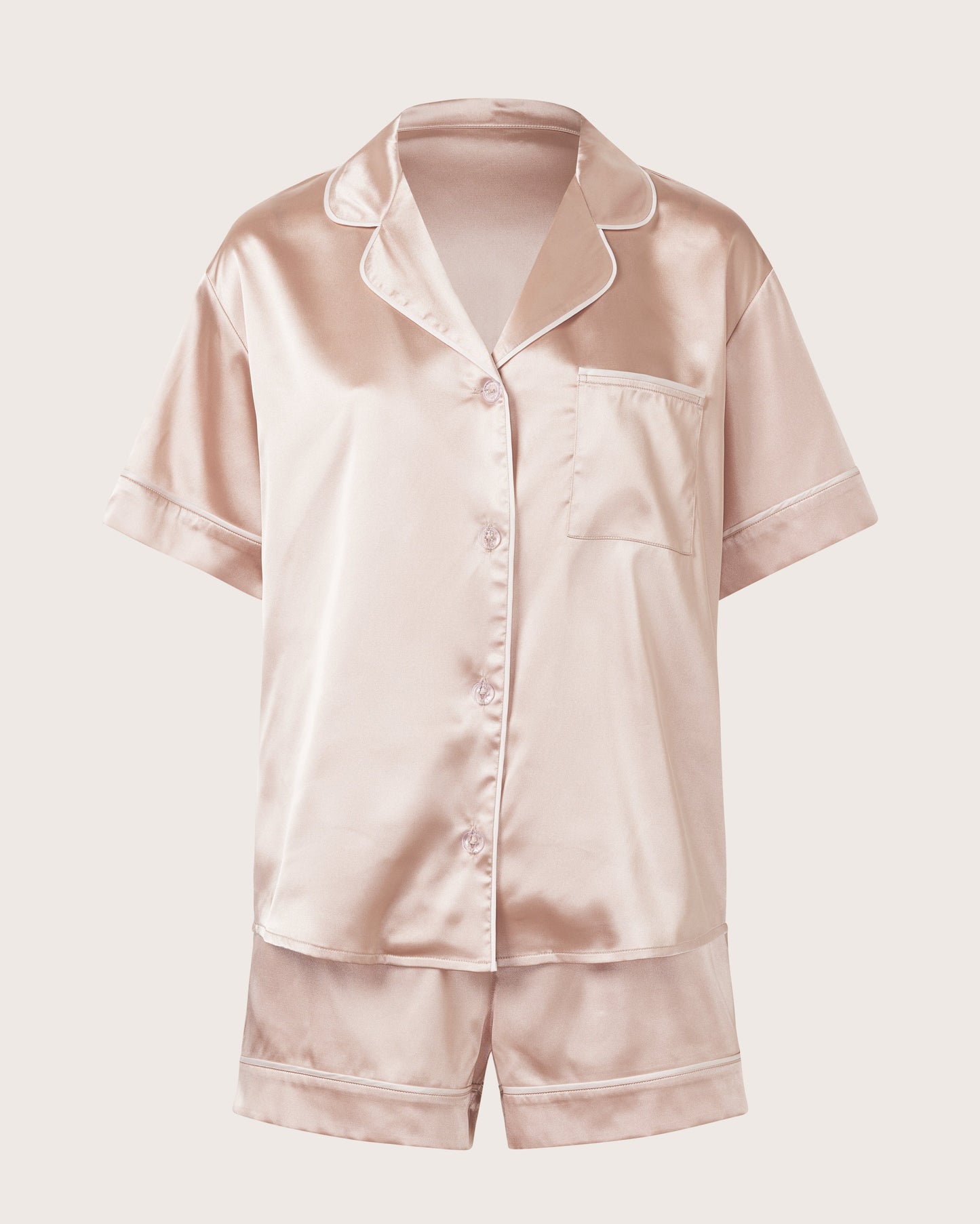 Classic Satin Shortie Set