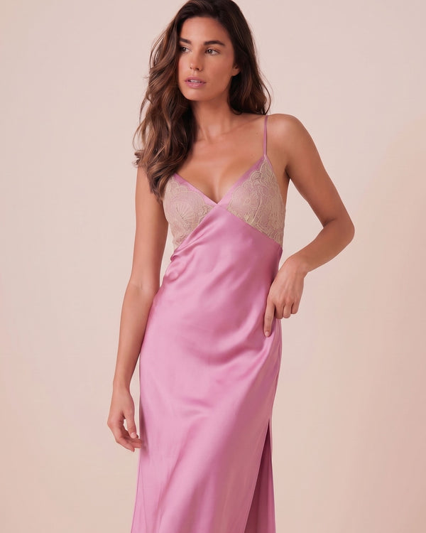 Lace Top Satin Slip