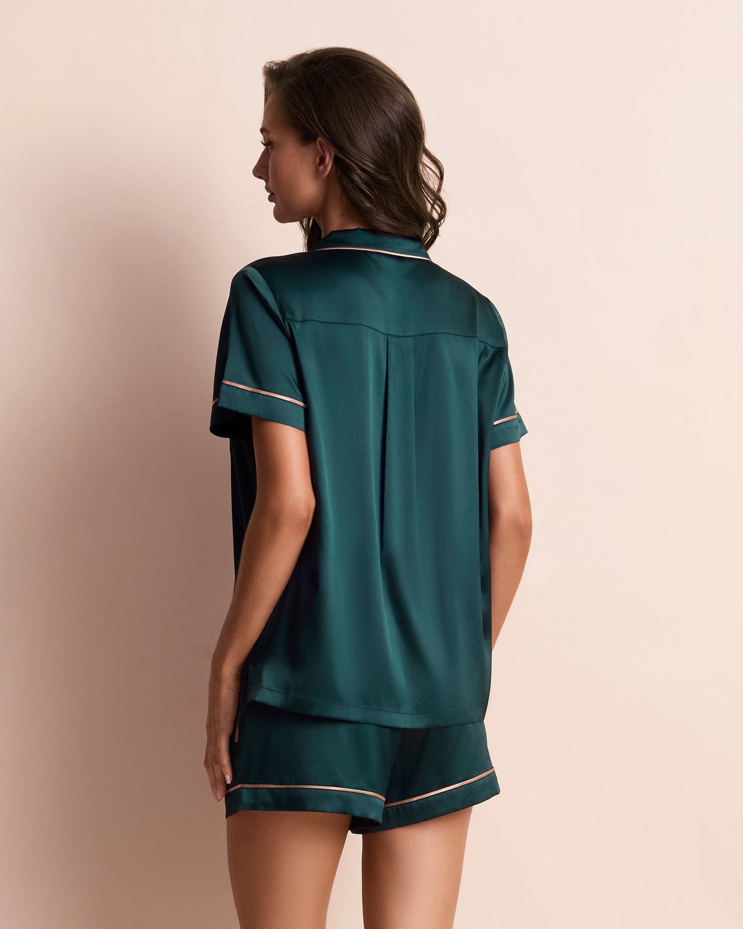 Classic Satin Shortie Set