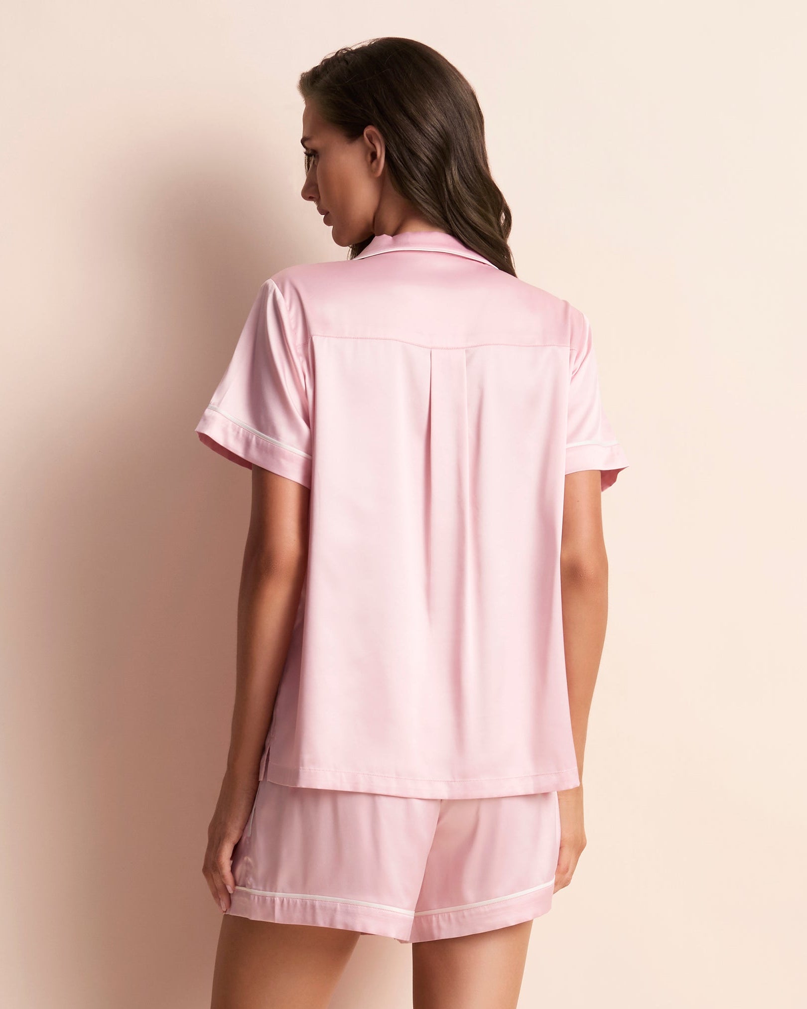 Classic Satin Shortie Set