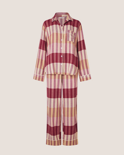 Cherry Check PJ Set