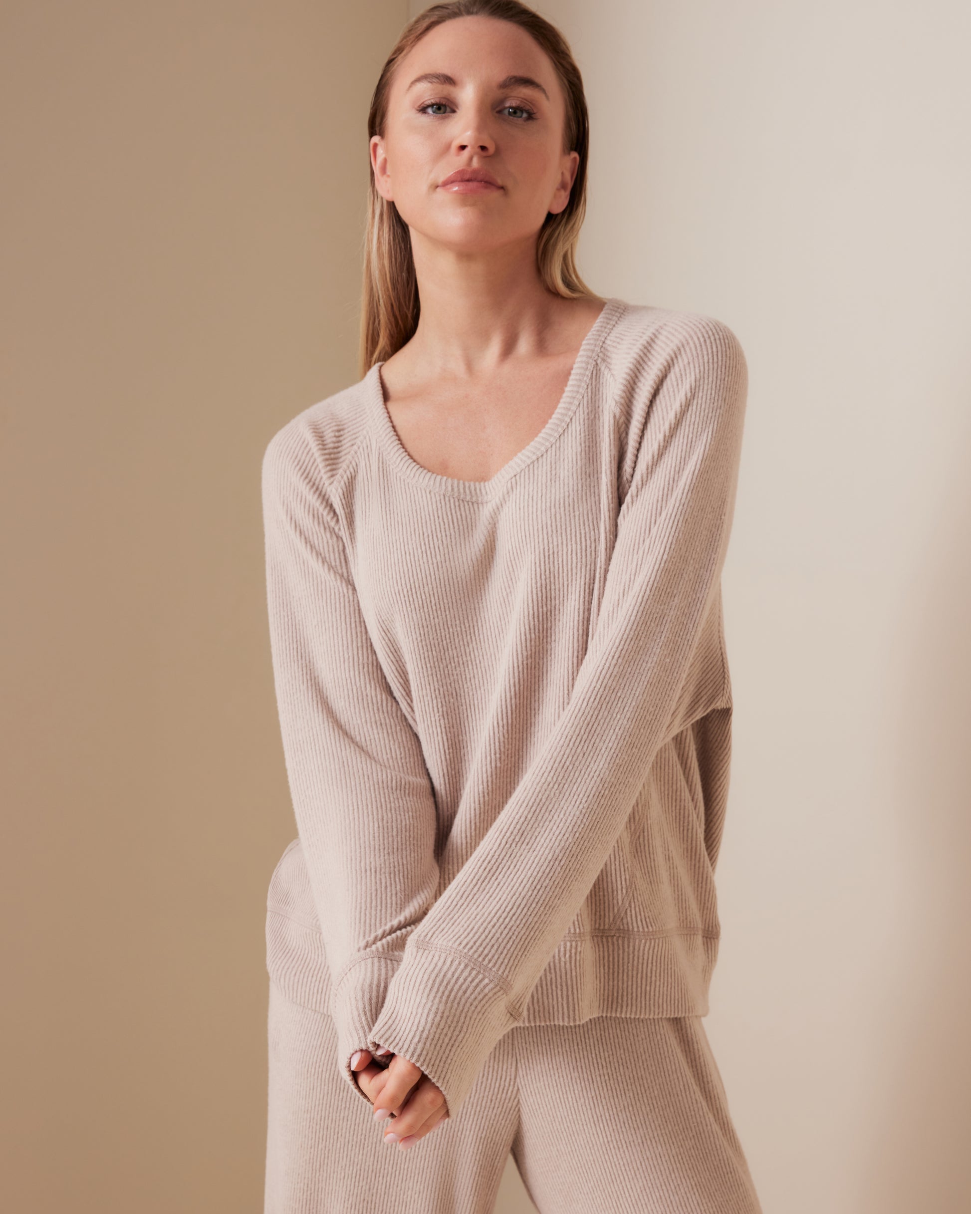 Plush Rib Comfy Sweater