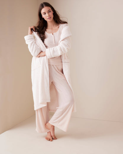 Pointelle Henley LS Top