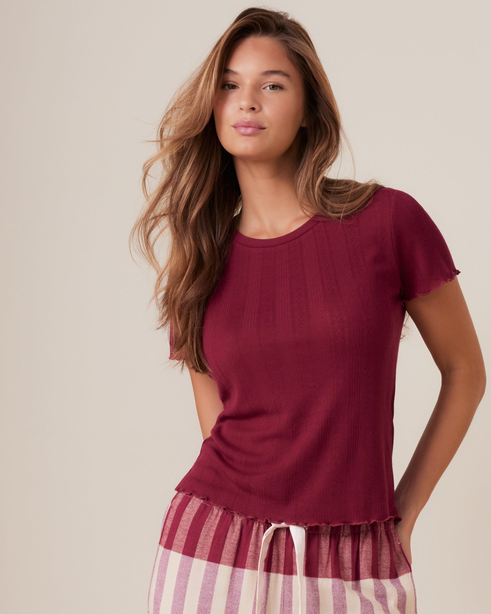 Model is 5'9\ and wears a size S