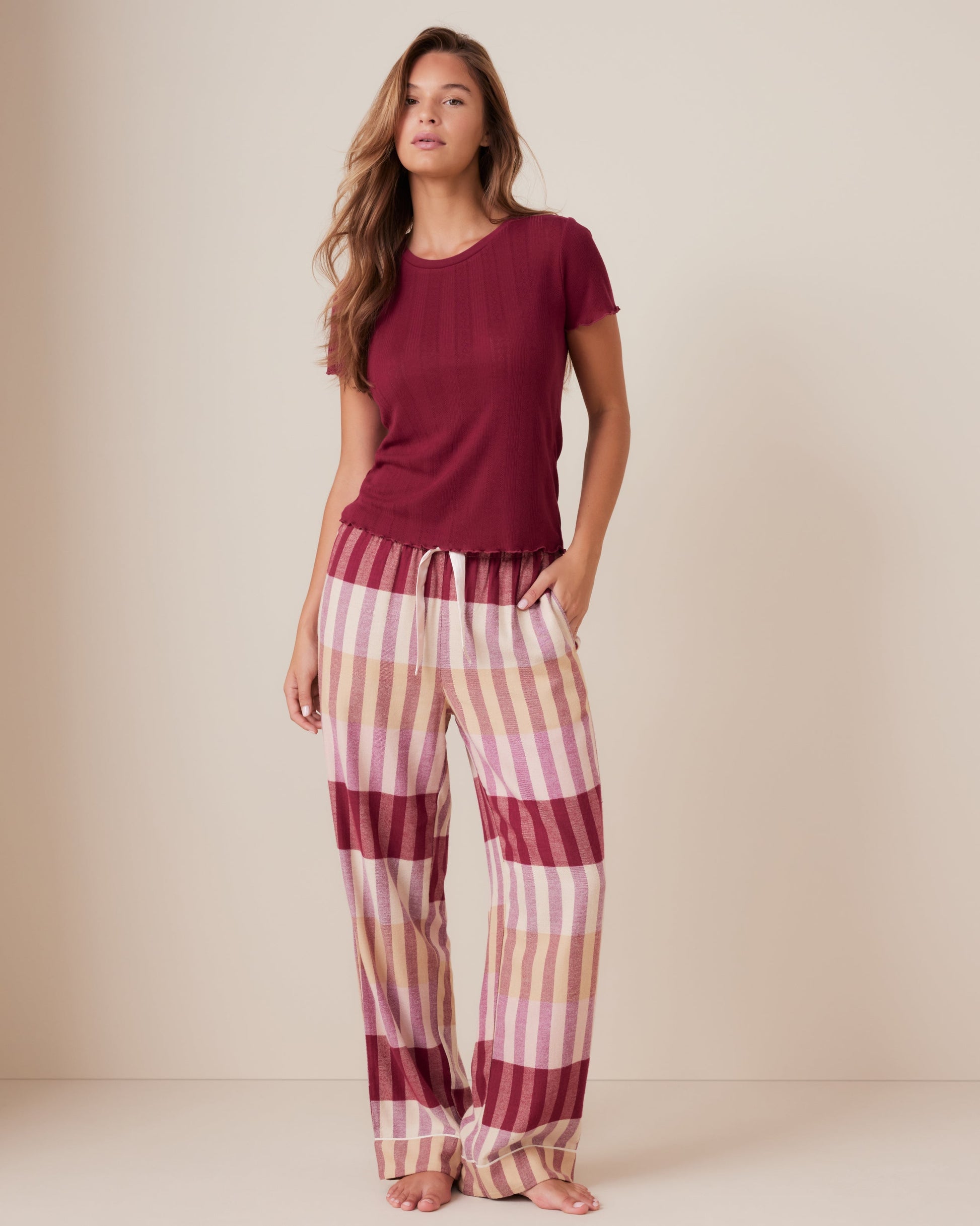 Model is 5'9\ and wears a size S