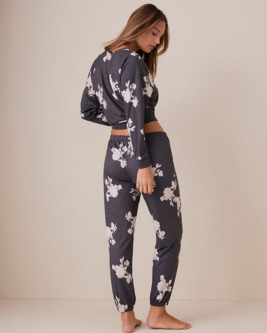 Statement Ditsy Fuzzy Jogger