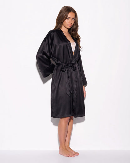 Long Satin Robe