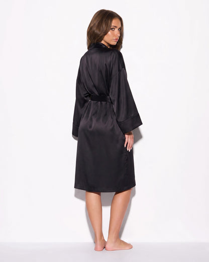 Long Satin Robe