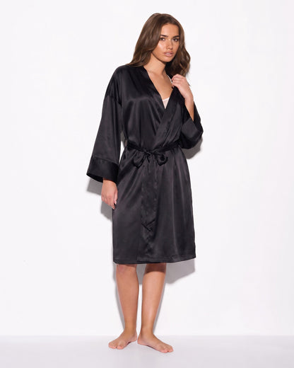 Long Satin Robe
