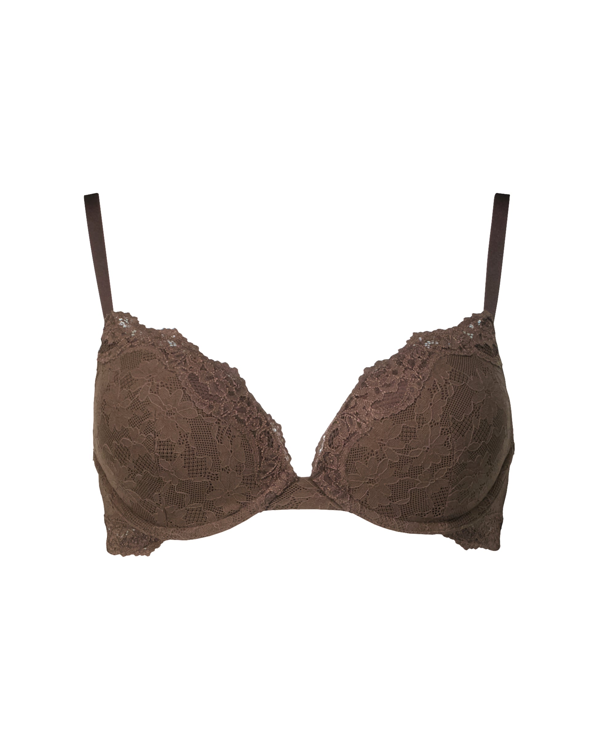 BODYFUSION Lacey Demi Lined Bra Espresso