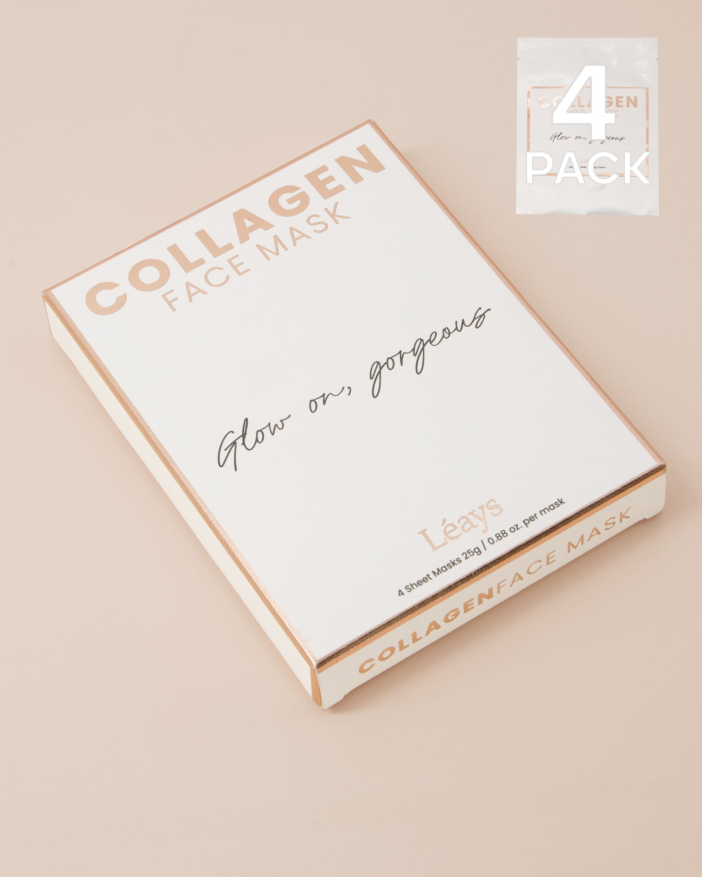 Collagen Face Mask - 4 Pack