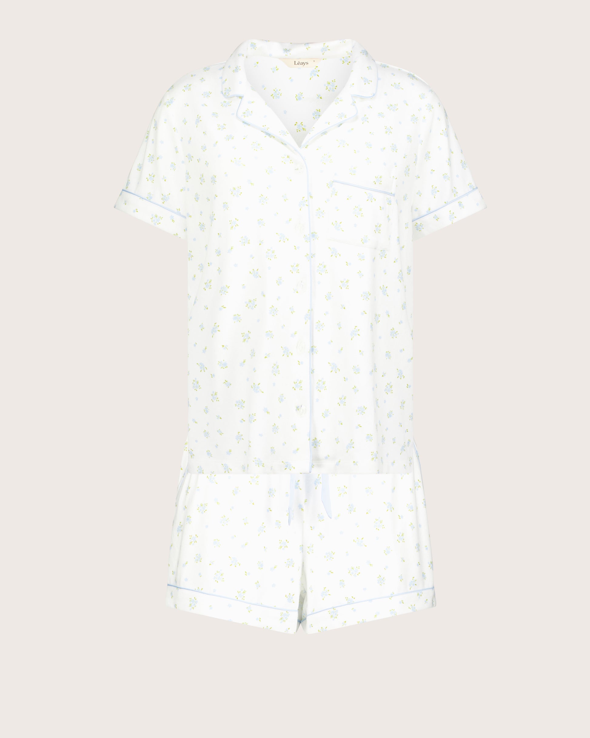 Ditsy Floral Fuzzy Shortie Set