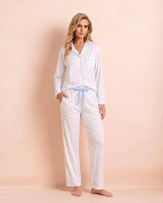 Ditsy Fuzzy Long Set