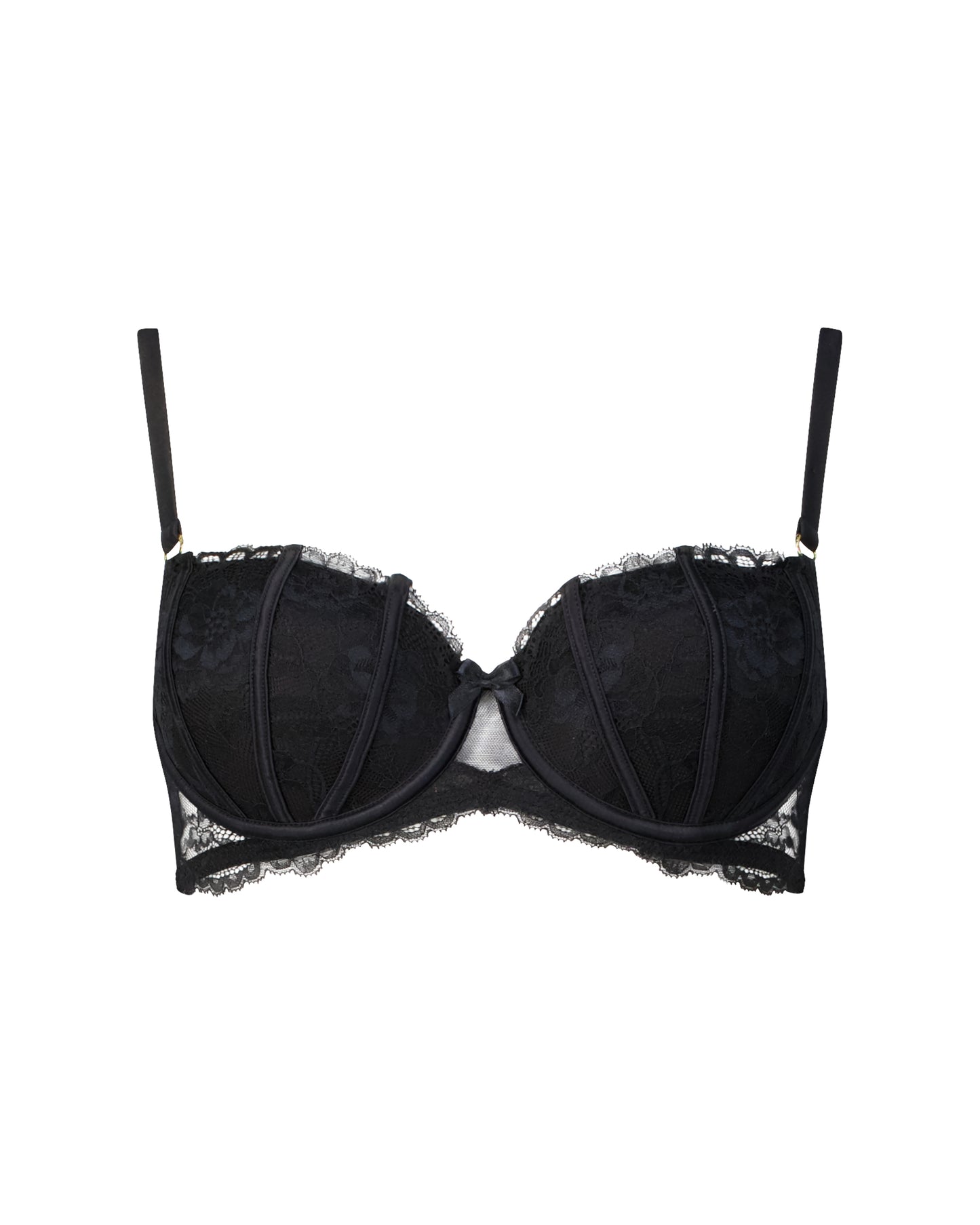 Julia Balconette Lined Bra In Black