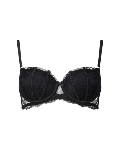 Julia Balconette Lined Bra In Black