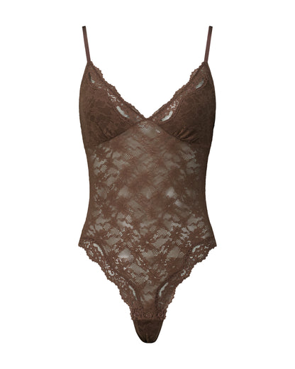 BODYFUSION Lacey Bodysuit Espresso