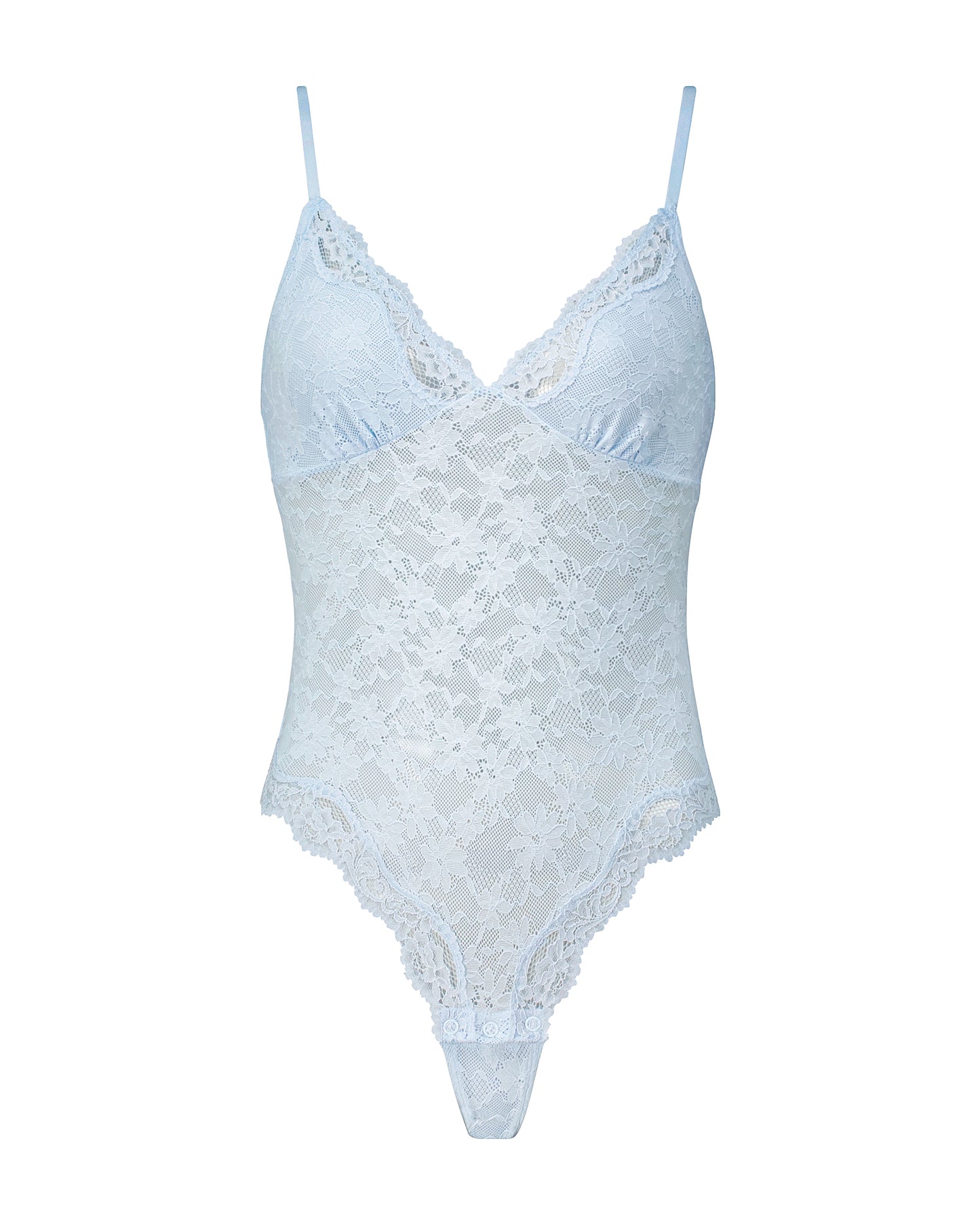 BODYFUSION Lacey Bodysuit In Light Blue