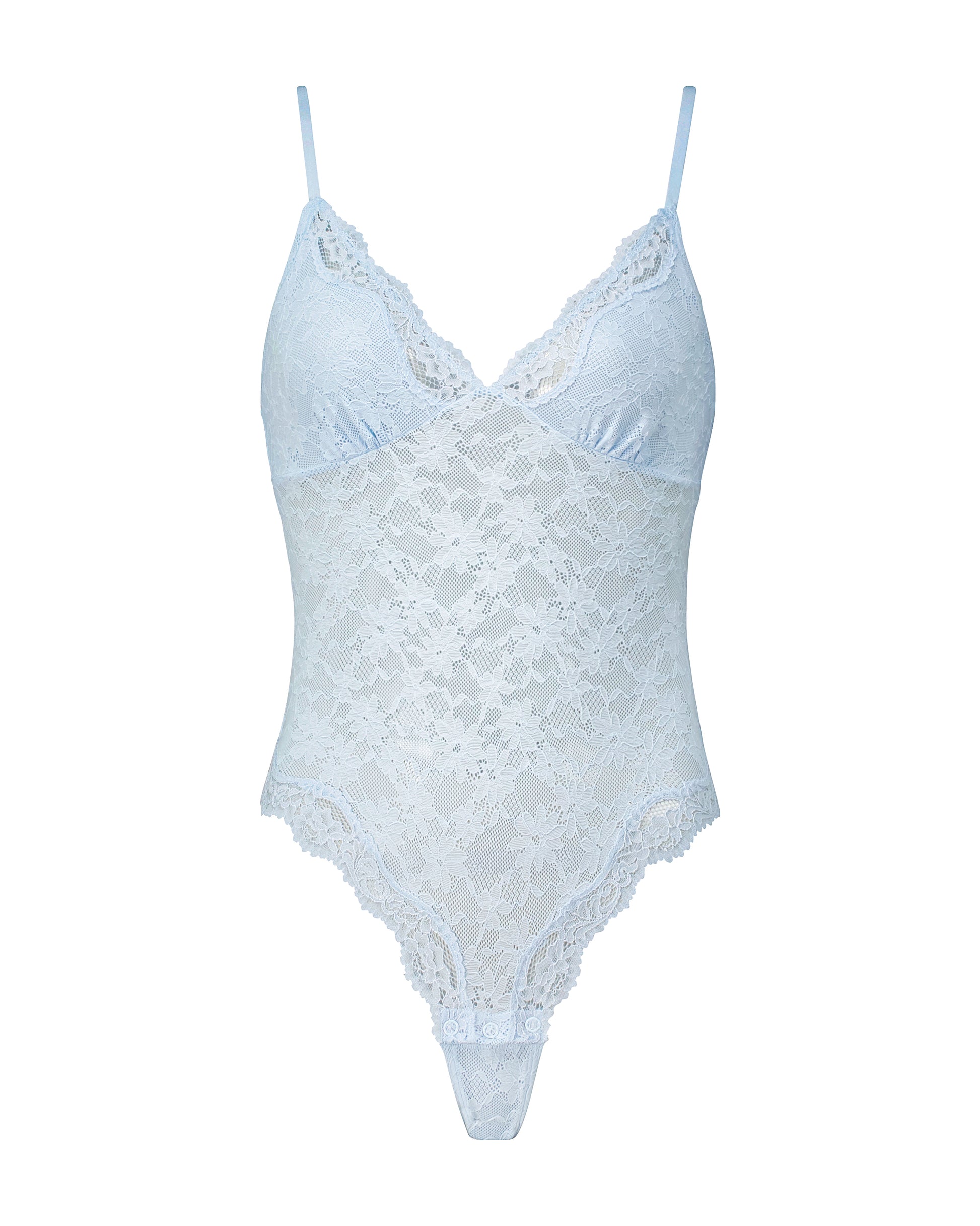 BODYFUSION Lacey Bodysuit In Light Blue
