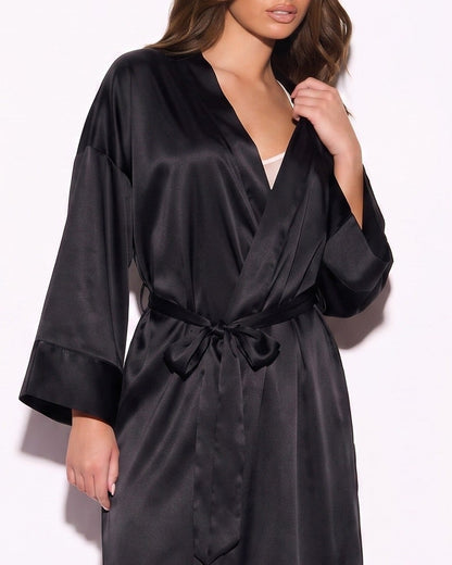 Long Satin Robe
