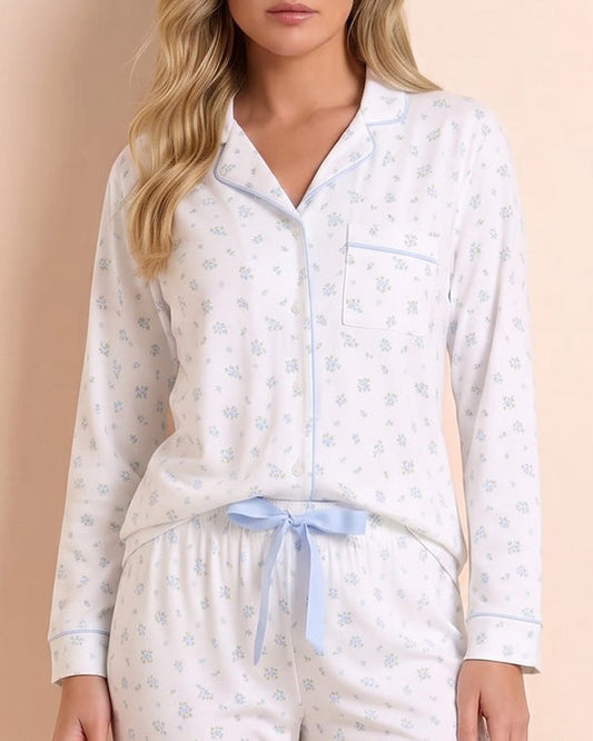 Ditsy Fuzzy Long Set