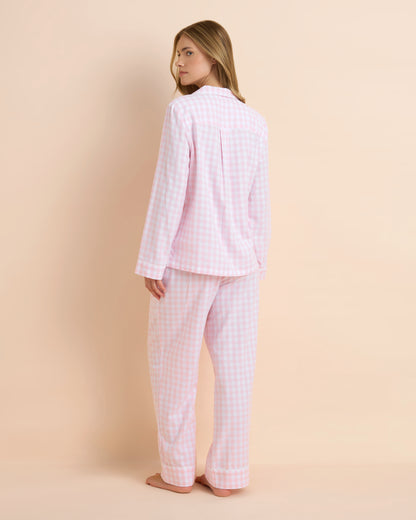 Gingham Flannelette Long Set