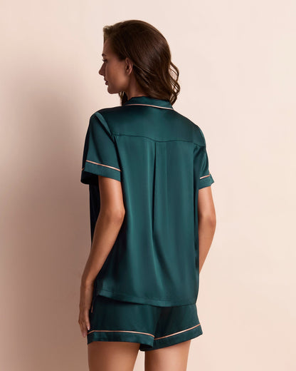 Classic Satin Shortie Set