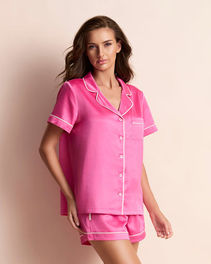 Classic Satin Shortie Set