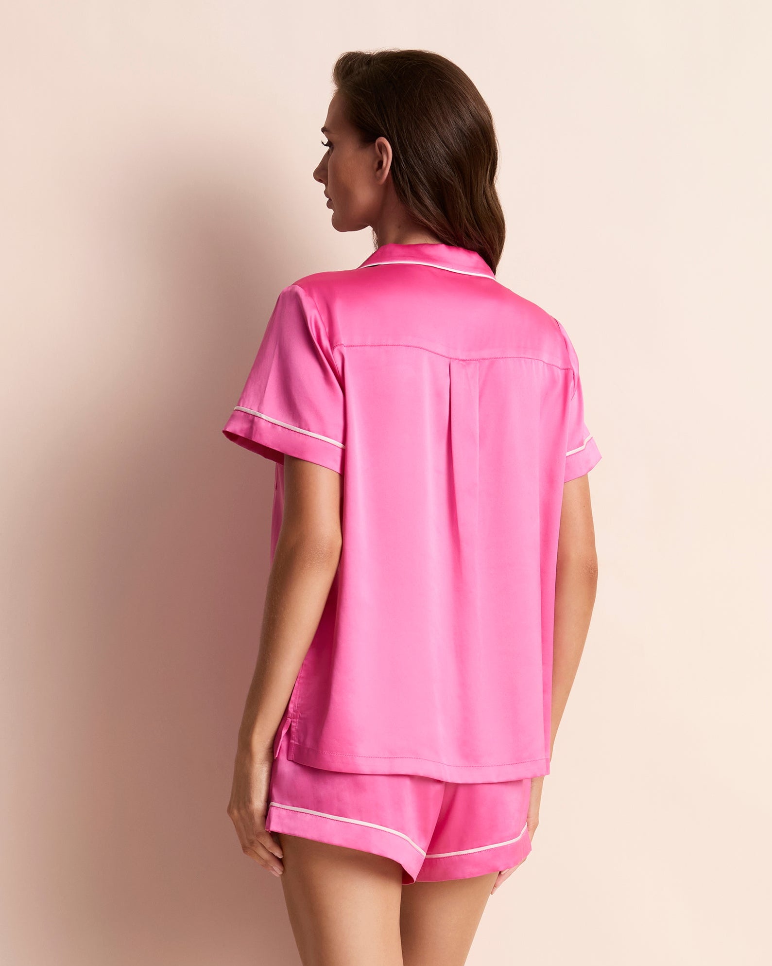 Classic Satin Shortie Set