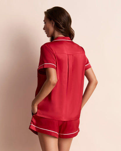 Classic Satin Shortie Set